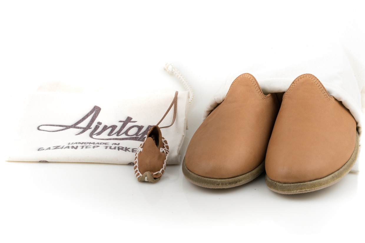 %100 Hakiki Deri Taba Unisex Klasik Gaziantep Yemeni