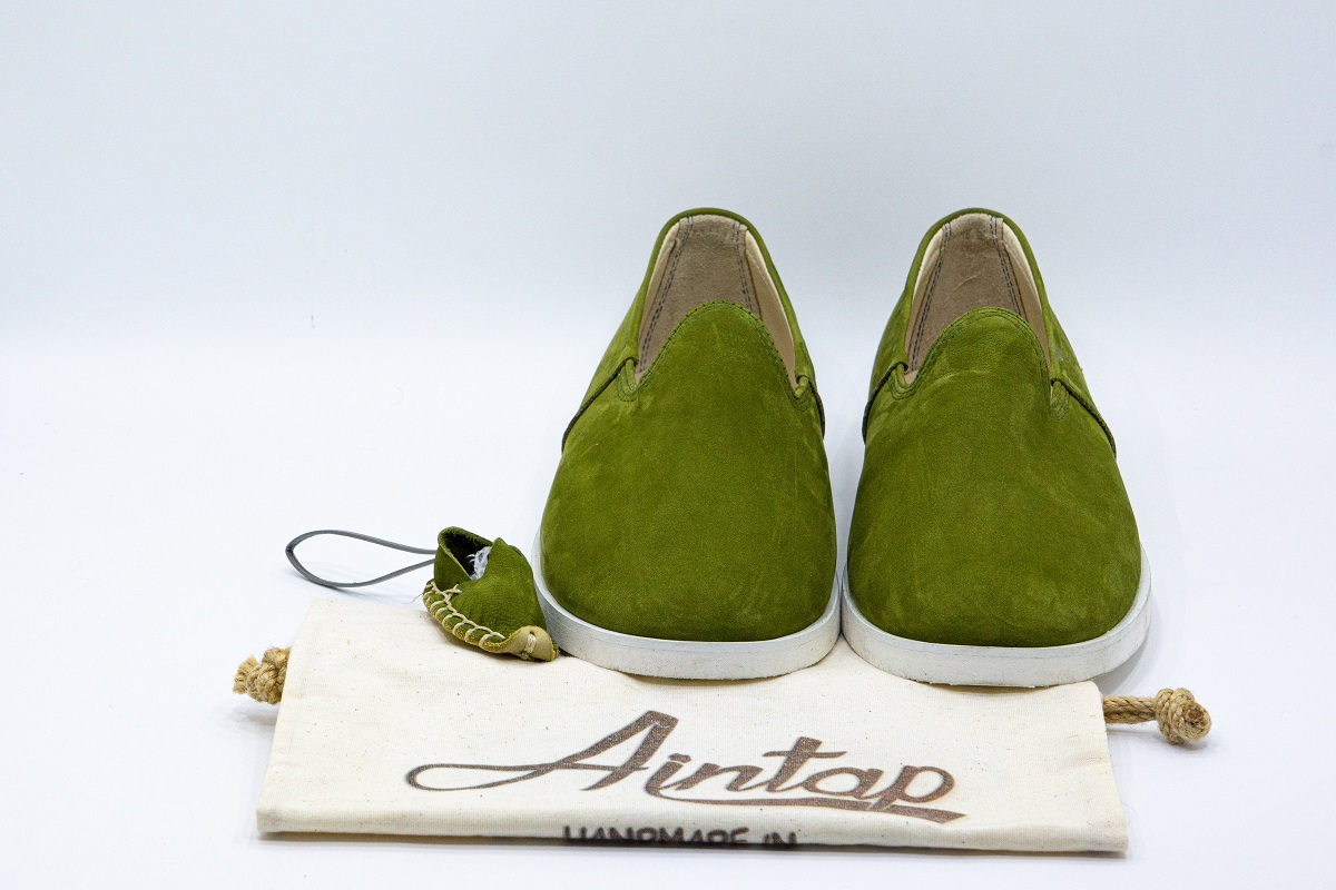 Eva Taban Nubuk Yeşil Unisex Yemeni