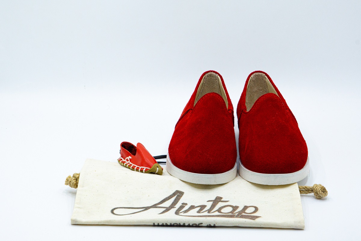 Eva Taban Süet Kırmızıi Unisex Yemeni