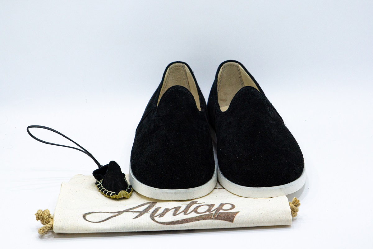 Eva Taban Süet Siyahi Unisex Yemeni