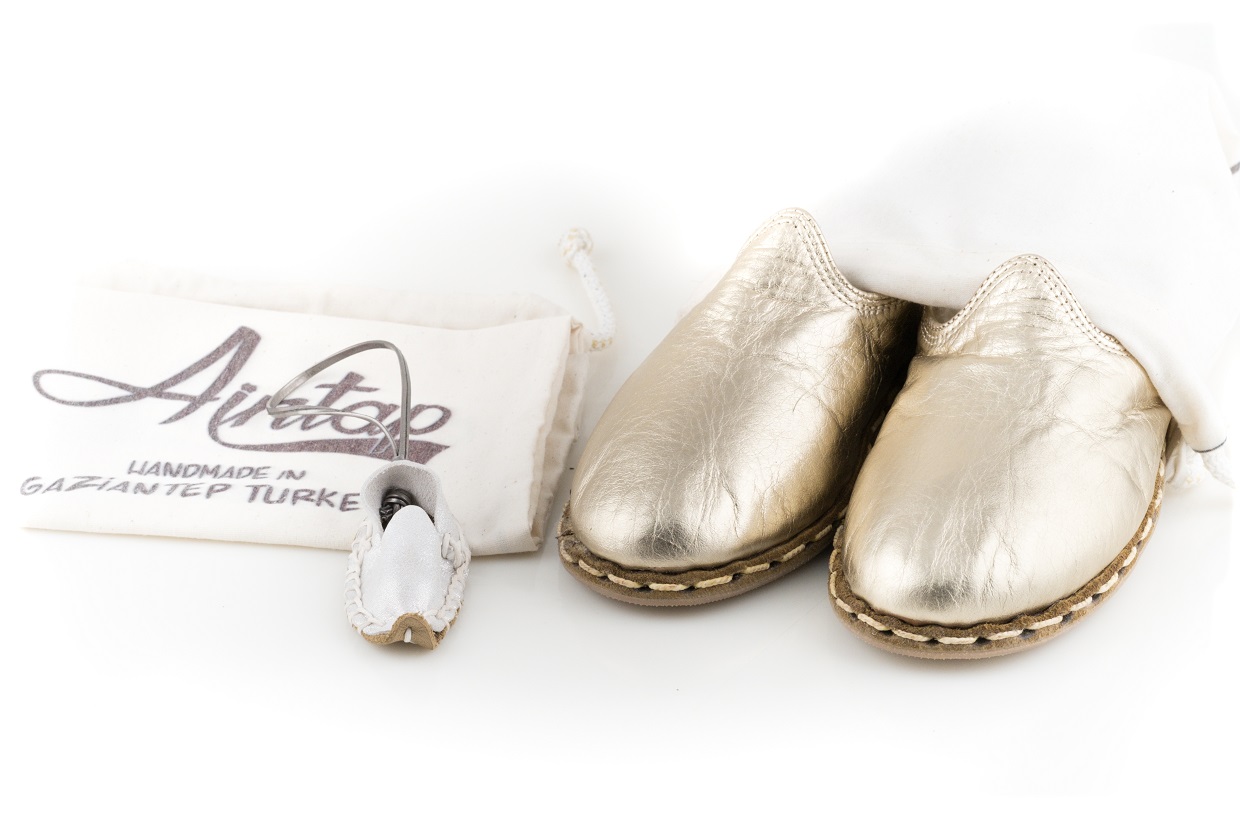 %100 Hakiki Deri Altın Unisex Spor Gaziantep Yemeni