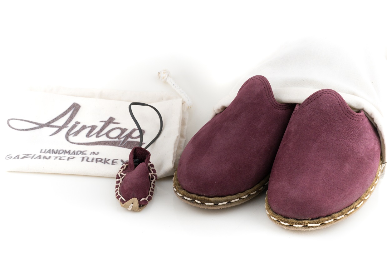 %100 Hakiki Nubuk Deri Bordo Unisex Spor Gaziantep Yemeni