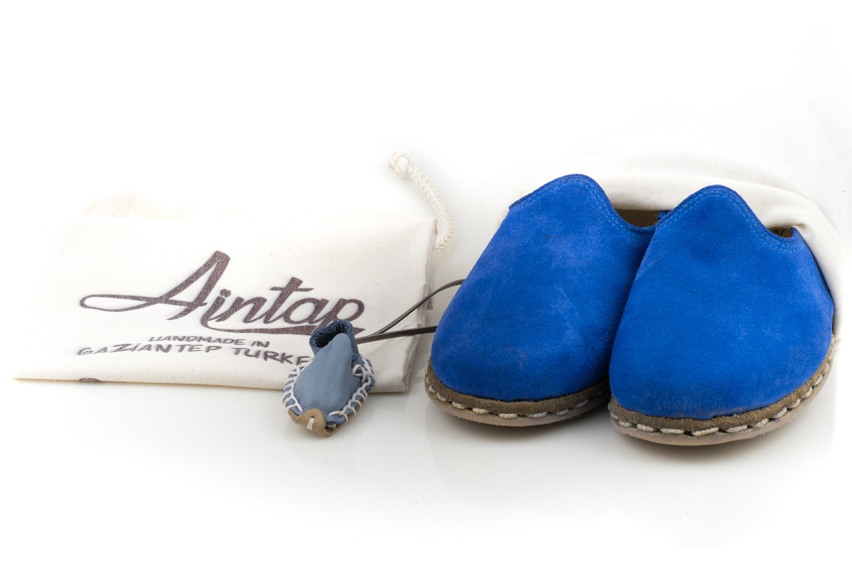 %100 Hakiki Süet Deri Mavi Unisex Spor Gaziantep Yemen
